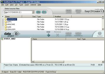 Data CD Project - Click to enlarge